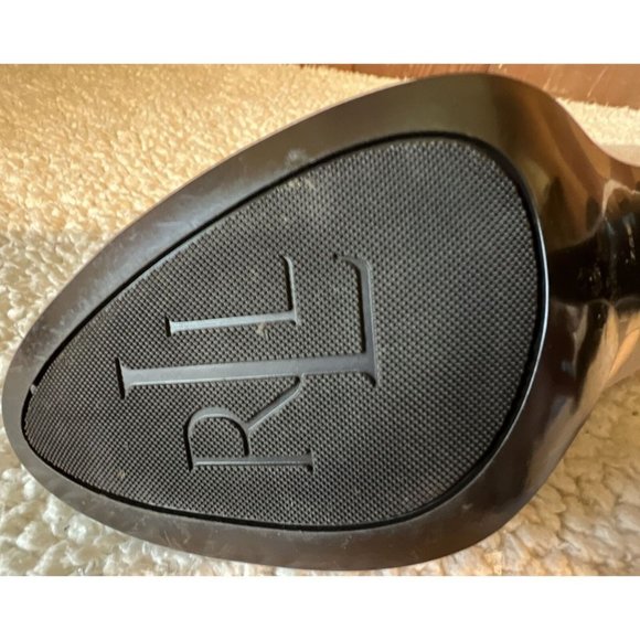 Lauren Ralph Lauren Patent Leather & Suede Two Tone Gray Tan Pumps US 7.5 B - Picture 8 of 16